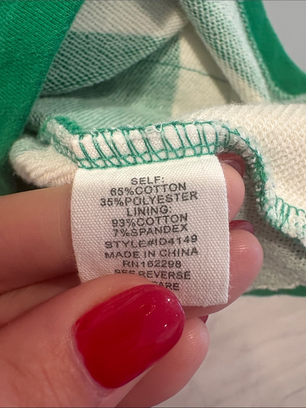 BUCKETLIST Green and White Striped Pocket Romper ptp 17.5 length 30 retail $59 - Picture 5 of 7